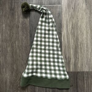 TODDLER/LITTLE KID GINGHAM CHRISTMAS HAT